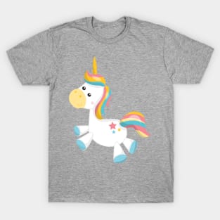 Magic Unicorn, Cute Unicorn, Little Unicorn, Stars T-Shirt